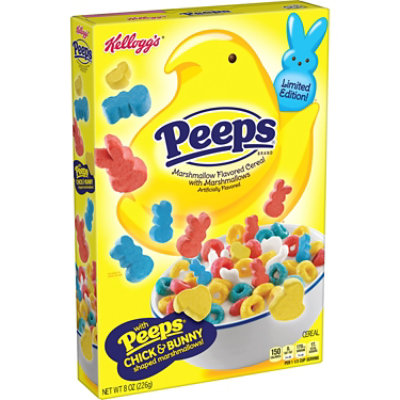 Peeps Breakfast Cereal 8 Vitamins and Minerals Original with Marshmallows - 8 Oz - Image 1