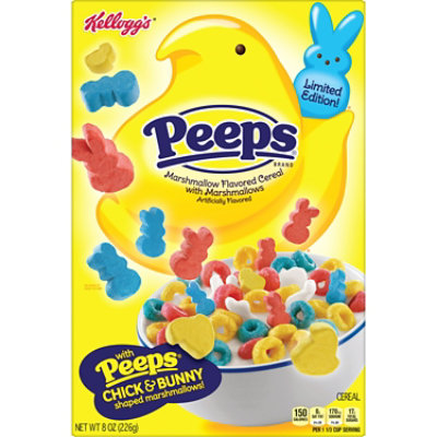 Peeps Breakfast Cereal 8 Vitamins and Minerals Original with Marshmallows - 8 Oz - Image 2