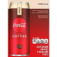 Coca-Cola Soda with Coffee Vanilla Cans - 4-12 Fl. Oz. - Image 6