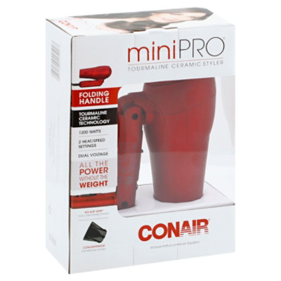 Conair Minipro Dryer Tourmaline Ceramic With Folding Handle - Each