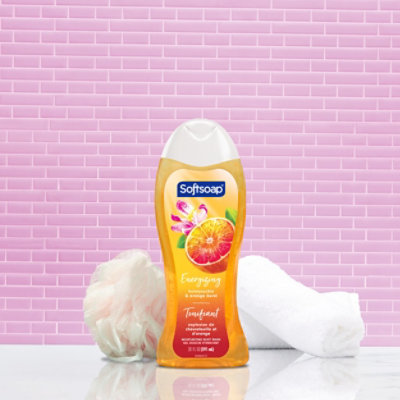 Softsoap Moisturizing Body Wash Sweet Honeysuckle and Orange - 20 Fl. Oz. - Image 3