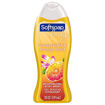 Softsoap Moisturizing Body Wash Sweet Honeysuckle and Orange - 20 Fl. Oz. - Image 1