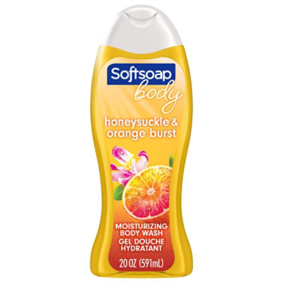 Softsoap Moisturizing Body Wash Sweet Honeysuckle and Orange - 20 Fl. Oz.