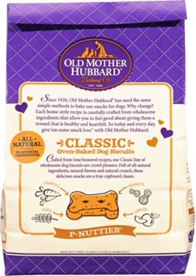 Old Mother Hubbard Classic P-Nut Butter Oven-Baked Dog Biscuits - 20 Oz - Image 5