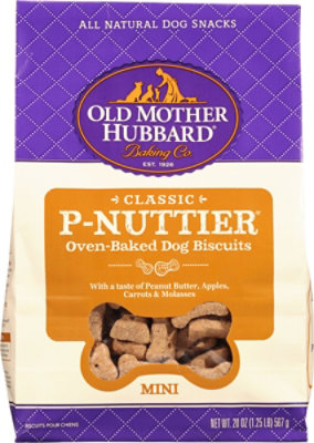 Old Mother Hubbard Classic P-Nut Butter Oven-Baked Dog Biscuits - 20 Oz - Image 2