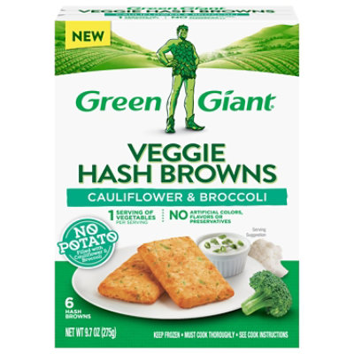 Green Giant Hash Browns Veggie Cauliflower & Broccoli - 9.7 Oz