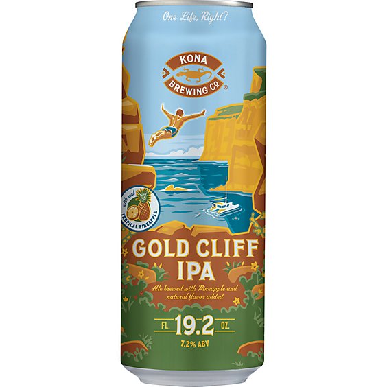 Kona Gold Cliff IPA Can - 19.2 Fl. Oz.