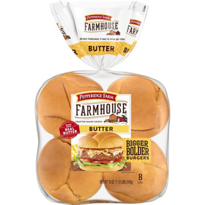 Pepperidge Farm Farmhouse Butter Hamburger Buns - 18 Oz - Image 1