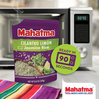 Mahatma Cilantro Limon Jasmine Rice Ready to Serve In Pouch - 8.8 Oz - Image 2