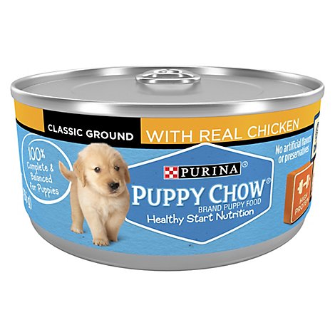 Puppy Chow Dog Food Wet Ground Chicken - 5.5 Oz