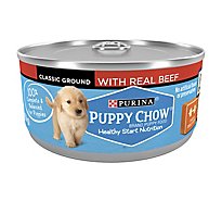 Puppy Chow Dog Food Wet Ground Beef - 5.5 Oz