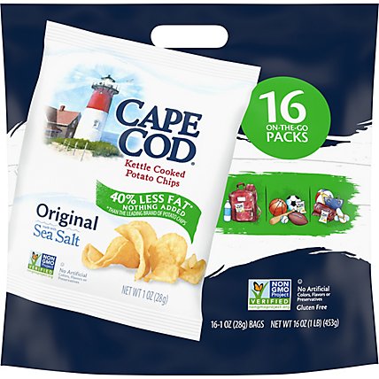 Cape Cod Reduced Fat Potato Chips Multipack - 16-1 Oz - Image 2