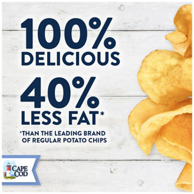 Cape Cod Less Fat Original Potato Chips 16 Count -1 Oz - Image 2