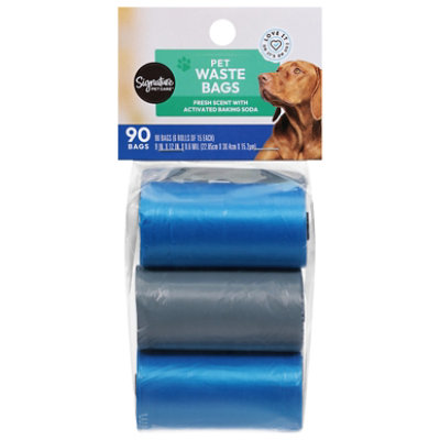 Signature Pet Care Waste Bags Fresh Scent - 90 Count - Image 2