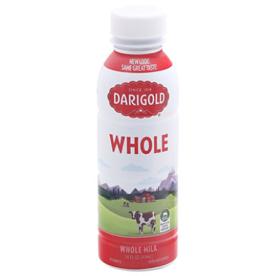 Darigold Milk Whole Homogenized 3% Milkfat - 14 Fl. Oz.