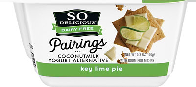 So Delicious Dairy Free Yogurt Alternative Pairings Key Lime Pie Coconutmilk - 5.3 Oz