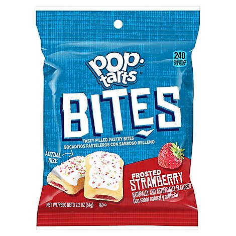  Pop Tarts Bites Frosted Strawberry - 2.2 Oz 