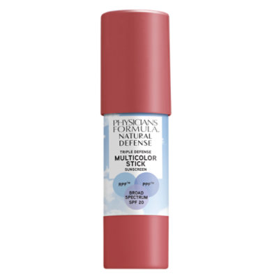 Physicians Formula Natural Defense Triple Defense Multicolor Stick SPF 20 Natural Rose - 0.26 Oz - Image 1