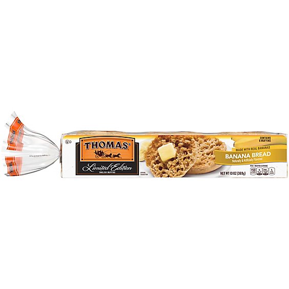 Thomas Ltd Ed Banana Bread English Muffins 6ct - 13 Oz