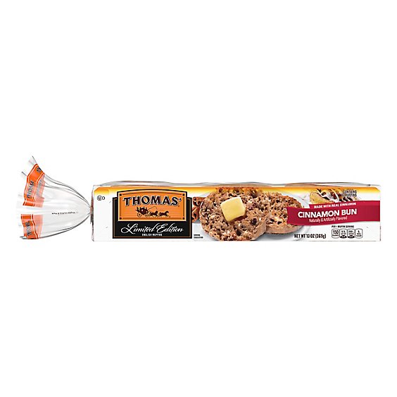Thomas Ltd Ed Cinnamon Bun English Muffins 6ct - 13 Oz