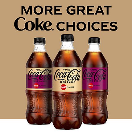 Coca-Cola Soda Pop Flavored Cherry Vanilla - 20 Fl. Oz. - Image 5