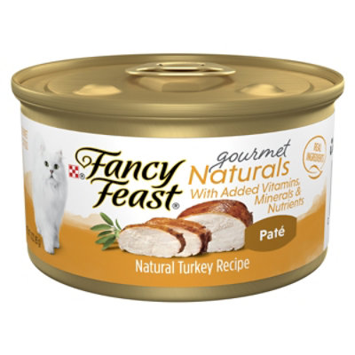 Fancy Feast Gourmet Naturals Turkey Wet Cat Food - 3 Oz - Image 1