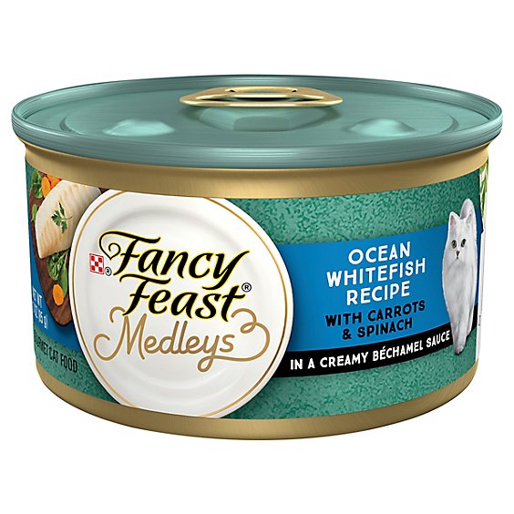 Fancy Feast Cat Food Wet Medleys Ocean Whitefish - 3 Oz