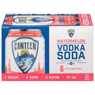 Canteen Watermelon Vodka Soda - 6-12 Fl. Oz. - Image 3