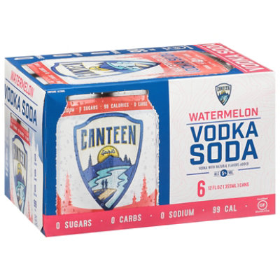 Canteen Watermelon Vodka Soda - 6-12 Fl. Oz.