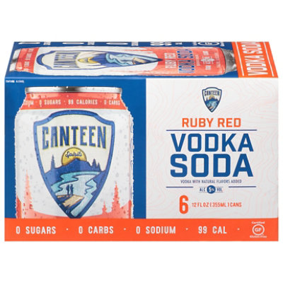Canteen Grapefruit Vodka Soda - 6-12 Fl. Oz. - Image 3