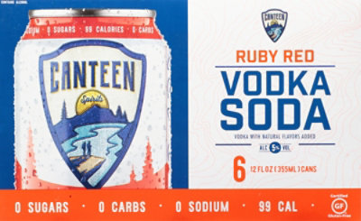 Canteen Grapefruit Vodka Soda - 6-12 Fl. Oz. - Image 4
