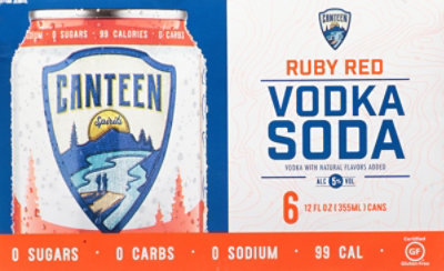 Canteen Grapefruit Vodka Soda - 6-12 Fl. Oz. - Image 2