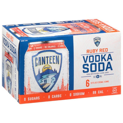 Canteen Grapefruit Vodka Soda - 6-12 Fl. Oz.