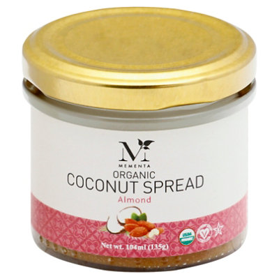 Mementa Organic Coconut Spread Almond - 135 Gram - Image 1