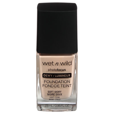 Wet n Wild Photo Focus Dewy Foundation Soft Ivory - 0.95 Fl. Oz. - Image 2