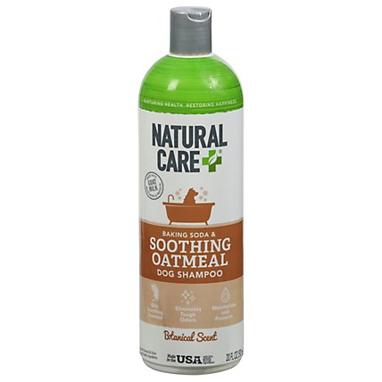 Natural Care Soothing Oatmeal Dog Shampoo Baking Soda Clean Scent - 20 Fl. Oz. - Image 3