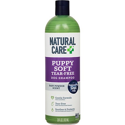 Natural Care Puppy Soft Dog Shampoo Tear Free Baby Powder Scent - 20 Fl. Oz. - Image 2