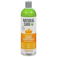 Natural Care Shed Control Dog Shampoo Healthy Coat Tropical Mist Scent - 20 Fl. Oz. - Image 3