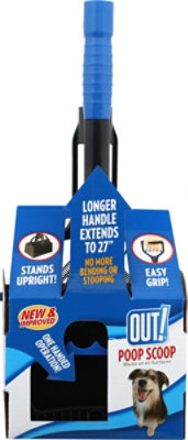 OUT! Poop Scoop One Handed Operation - Each - Image 2