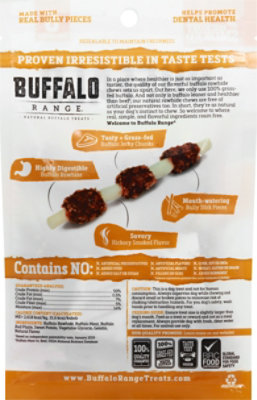 Buffalo Range Bully Kabobs Dog Chews Savory Hickory Smoked 6 Count - 2.5 Oz - Image 5