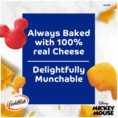 Goldfish Disney Mickey Mouse Cheddar Crackers - 30 Oz - Image 2
