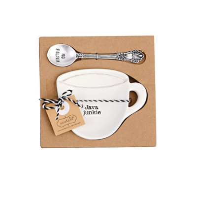 Mud Pie Java Coffee Spoon Rest Set - Each