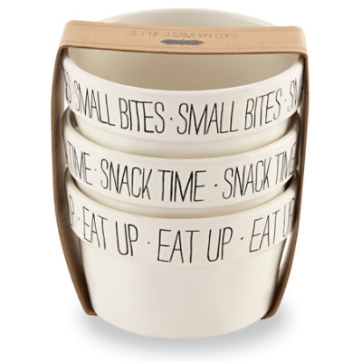 Mud Pie Small Bites Ramekin Set - Each