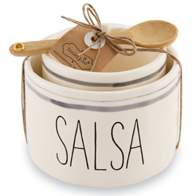 Mud Pie Salsa & Guac Bowl Set - Each