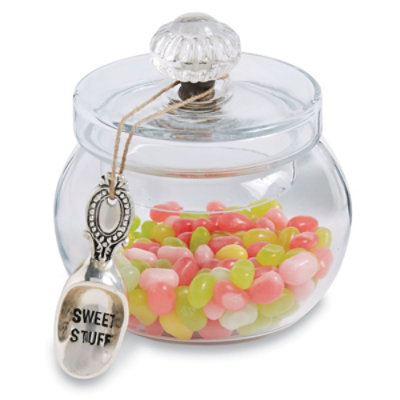 Mud Pie Door Knob Glass Sweet Jar Set - Each