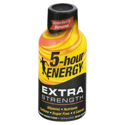 5-hour ENERGY Strawberry Banana Extra Strength Shot - 1.93 Fl. Oz. - Image 3