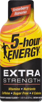 5-hour ENERGY Strawberry Banana Extra Strength Shot - 1.93 Fl. Oz. - Image 2