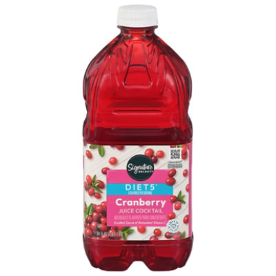 Signature SELECT Juice Cocktail Cranberry Diet - 64 Fl. Oz.