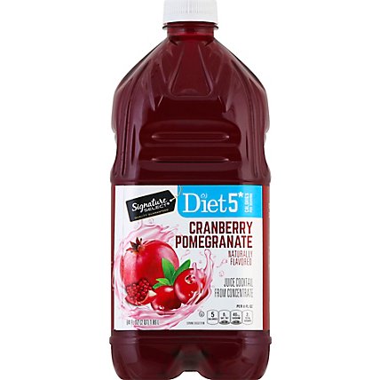 Signature Select Juice Cocktail Cranberry Pom Diet - 64 Fl. Oz. - Image 3