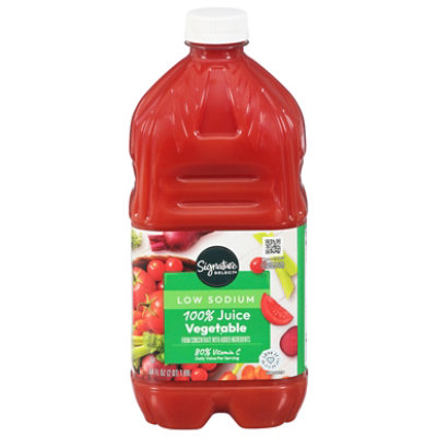 Signature SELECT Low Sodium 100% Vegetable Juice - 64 Fl. Oz.